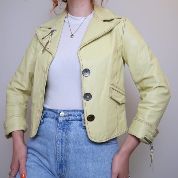 Yellow Leather Jackets